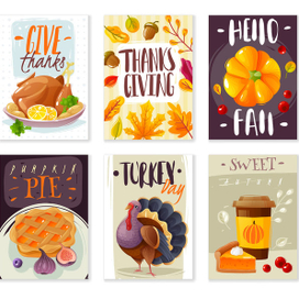 Thanksgiving day cards