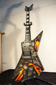 Аэрография на гитаре (финал)