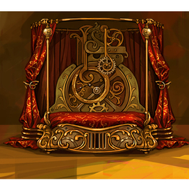 Кровать стимпанк