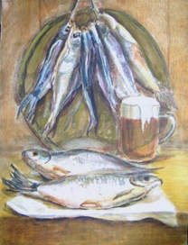 рыбный натюрморт