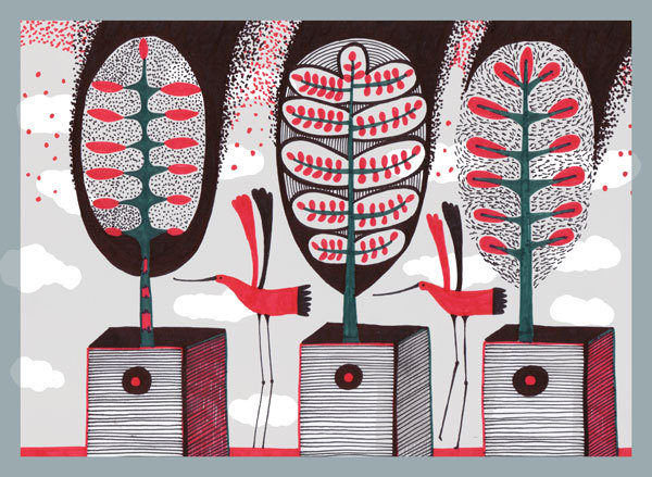 Пейзаж в посылке