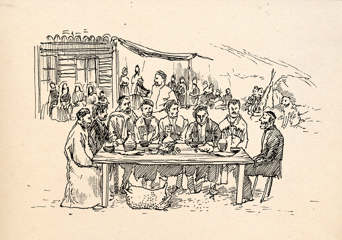 Супра - грузинское застолье