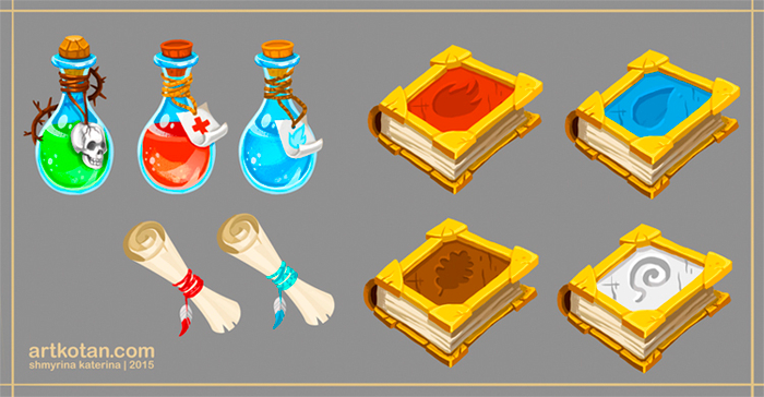 Элементы для игры