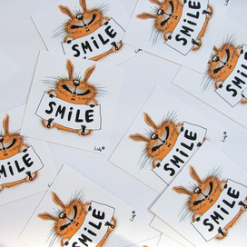 мини-открытки "smile!"