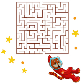 головоломка детская лабиринт