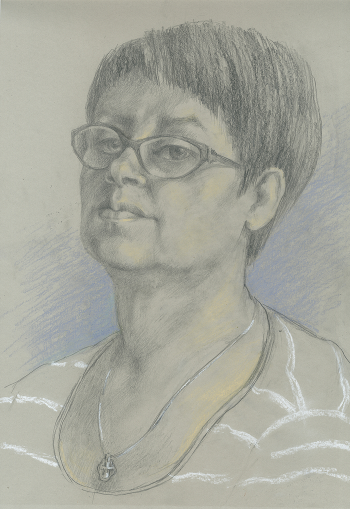 Когда хочется порисовать портрет, а рисовать некого)