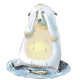 Мишка грустный