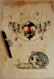 Светлячок и улитка.