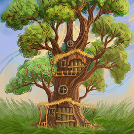 дом на дереве