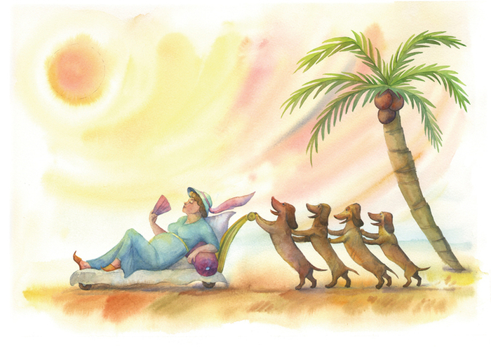 Счастливый сон хозяки