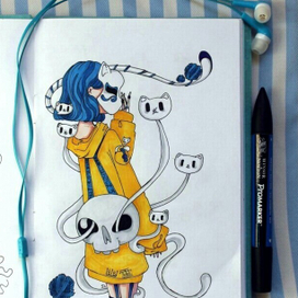 Ghost of a japanese cat