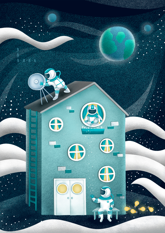 В космосе как дома