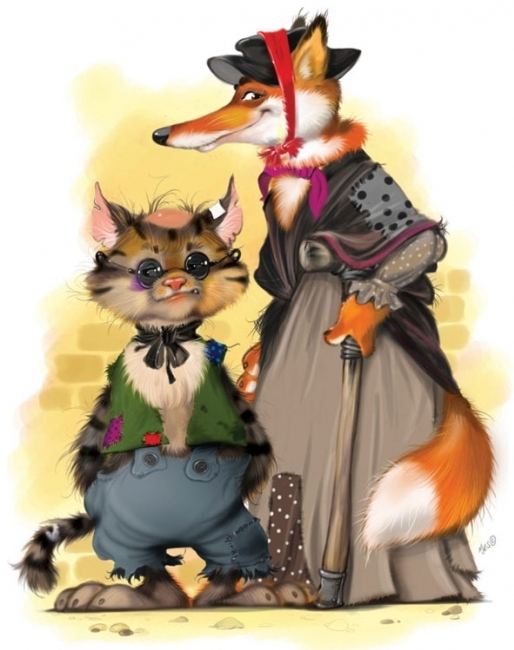 кот Базилио и лиса Алиса