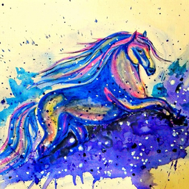 Цветная лошадь