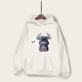 Little Ox Hoodie print | Yummy
