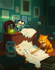 Иллюстрация для детского журнала