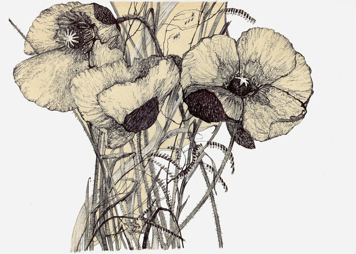 три цветка для мамы..