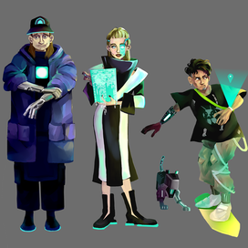 Персонажи для игры  "Cash Adventure"