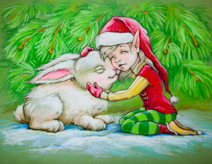 Теплая встреча. цвет.