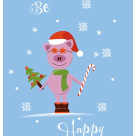 новогодняя открытка