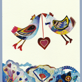 Открытка на 14 февраля