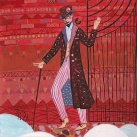 Иллюстрация к сказочной повести Роальда Даля "Чарли и шоколадная фабрика"