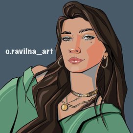 Комикс, флэт, портрет, аватар