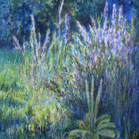 Светятся травы в лунном сиянии