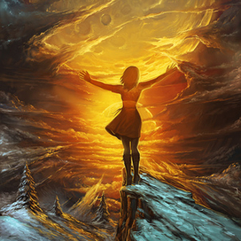 обнять луну