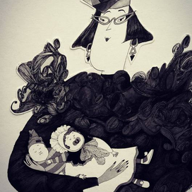 Фрагмент новой иллюстрации к "Мэри Поппинс"