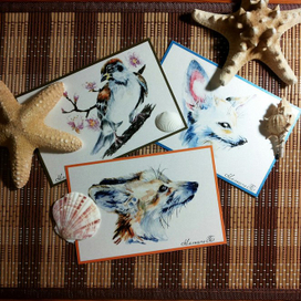 Мои первые открытки