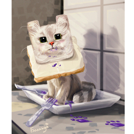 Кошачий натюрморт