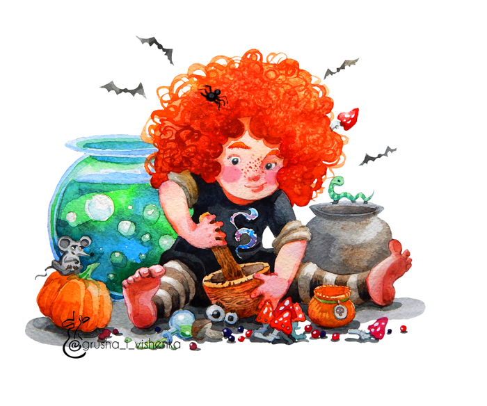 Рыжая проказничает