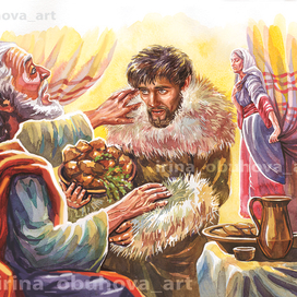 Благословение Иакова. Библия для детей.