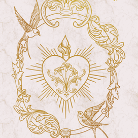 Принт «Рококо» 