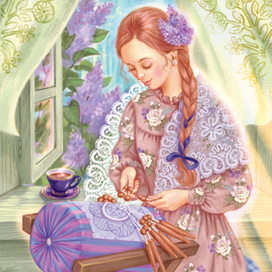 Звенят коклюшки