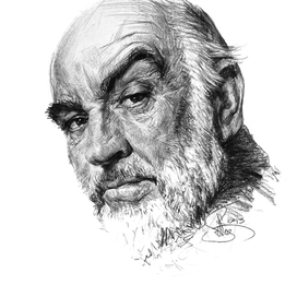 Портрет Шона Коннери