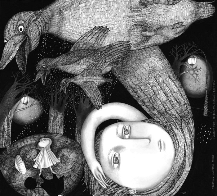 Полетели снеговые птицы