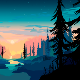 Forest Sunset