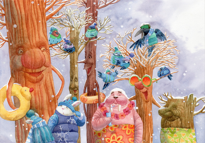 деревья-моржи