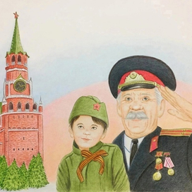 Иллюстрация на конкурс для сувенирной продукции города Москвы.