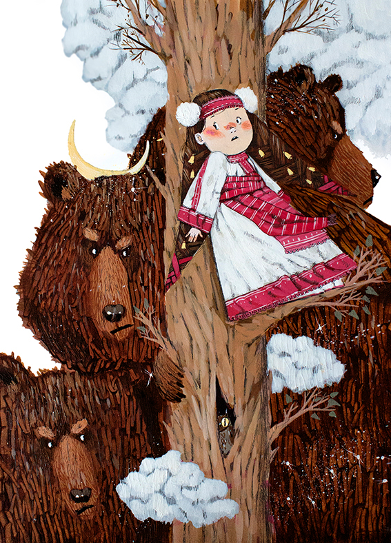 Девочка с веретёнце