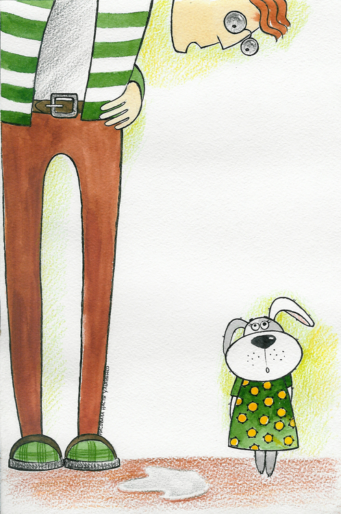 Кто сделал лужу?!