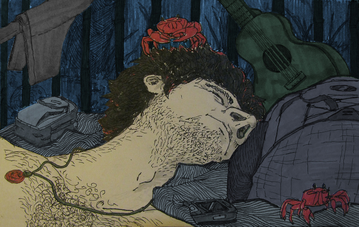 Сон на пляже