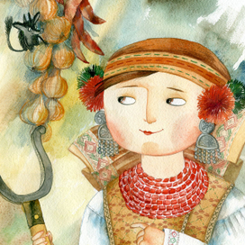 Фрагмент календаря "Герои украинских сказок " 2017