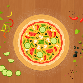 Pizza illustrations