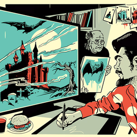 иллюстрации для «The Hollywood Reporter»