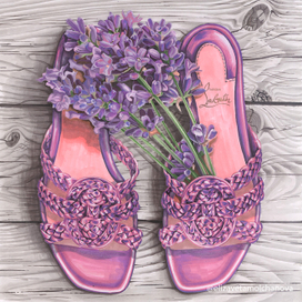 лаванда и Лабутен