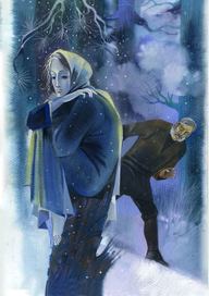 Ведьма. Иллюстрация к сборнику сказов Таисьи Пьянковой