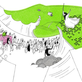 Иллюстрация к рассказу Р. Шекли "Запах мысли"